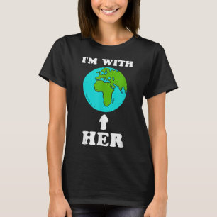 Camiseta Salvar a Terra Alterações Climáticas Reciclagem Am