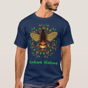 Camiseta Salvar abelhas produtoras de mel protege ecologia