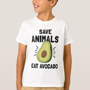 Camiseta Salvar animais comem o Vegan engraçado do