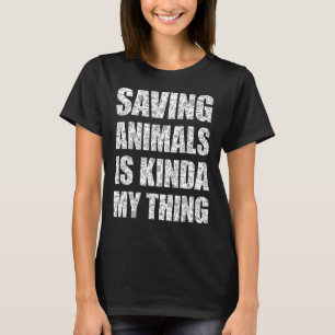 Camiseta Salvar Animais É Tipo O Meu Resgate Animal