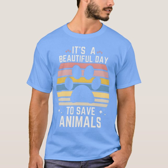 Camiseta Salvar Animais menino (Frente)