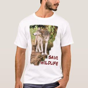 CAMISETA SALVAR ANIMAIS SELVAGENS