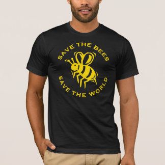 Camiseta Salvar as abelhas salvar o mundo