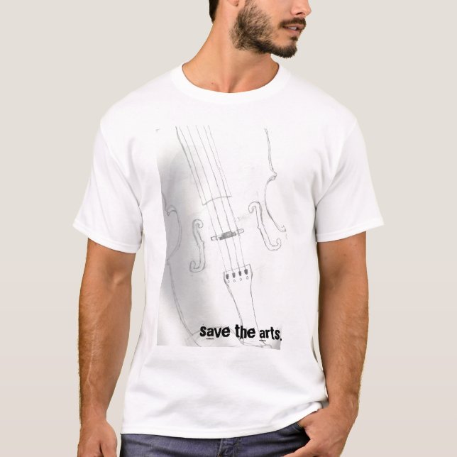 Camiseta Salvar as artes (Frente)