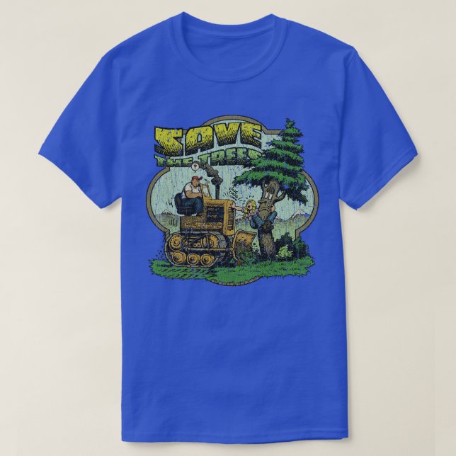 Camiseta Salvar As Árvores 1973 (Frente do Design)