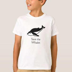 Camiseta Salvar as baleias