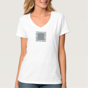 Camiseta Salvar as baleias