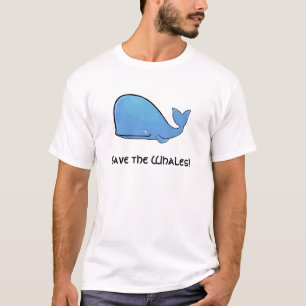 Camiseta Salvar as baleias!