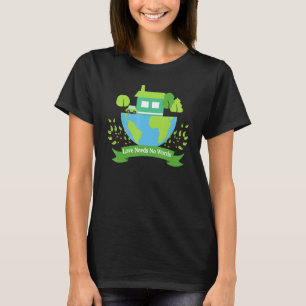 Camiseta Salvar as necessidades ambientais do dia do planet