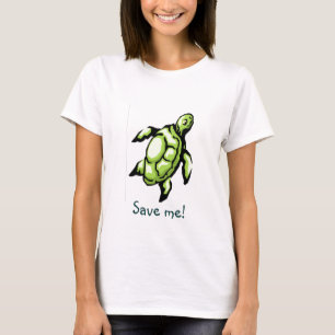 Camiseta Salvar as tartarugas de mar