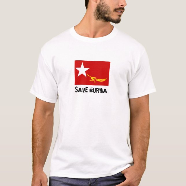 CAMISETA SALVAR BURMA (Frente)