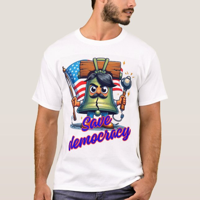 Camiseta Salvar democracia (Frente)