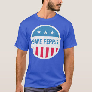 Camiseta Salvar design de colheita da Ferris
