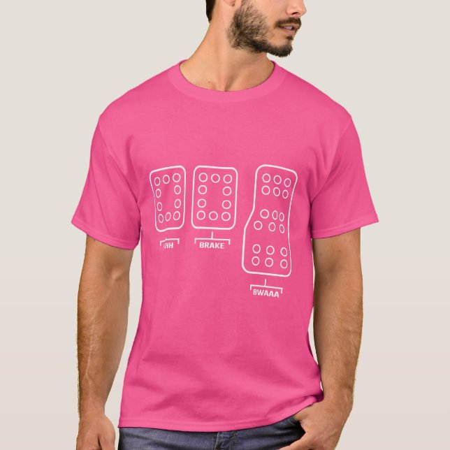 Camiseta Salvar Diagrama de Troca de Marchas Manual de Carr (Frente)