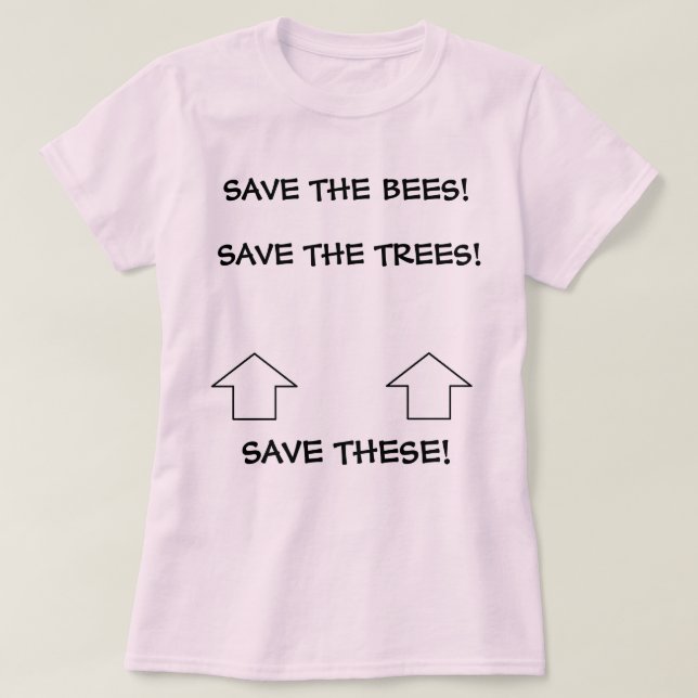 Camiseta "Salvar estes" T (Frente do Design)