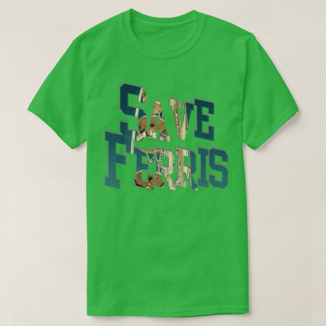 Camiseta Salvar Ferris (Frente do Design)