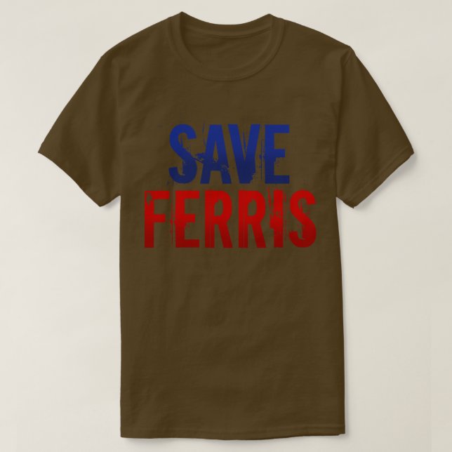 Camiseta Salvar Ferris (Frente do Design)