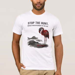 Camiseta Salvar Flamingos no Iraque – Conscientização sobre