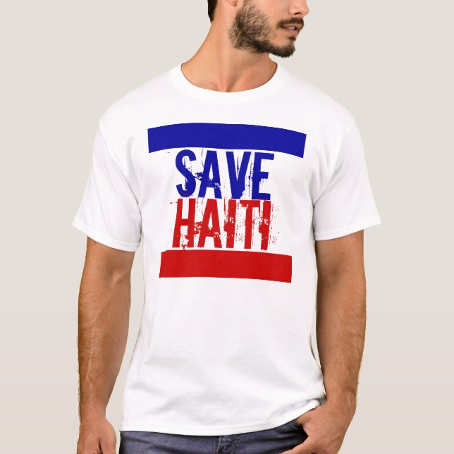 CAMISETA SALVAR HAITI (Frente)