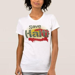 Camiseta Salvar Haiti (verde) - rendimentos vão à CRUZ