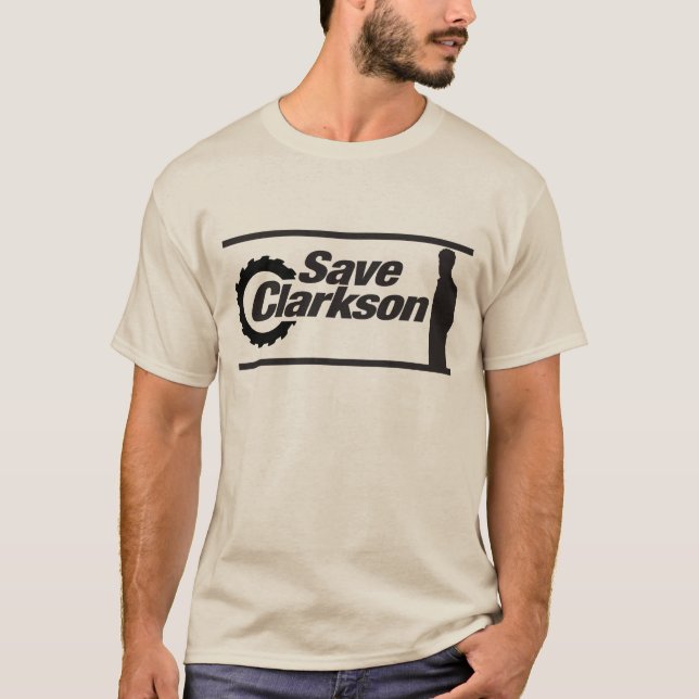 Camiseta Salvar Jeremy Clarkson e traga-o de volta a Gea (Frente)