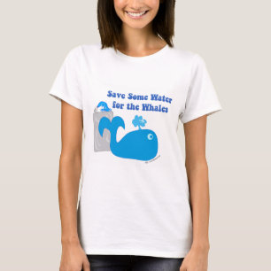 Camiseta Salvar me alguma água!