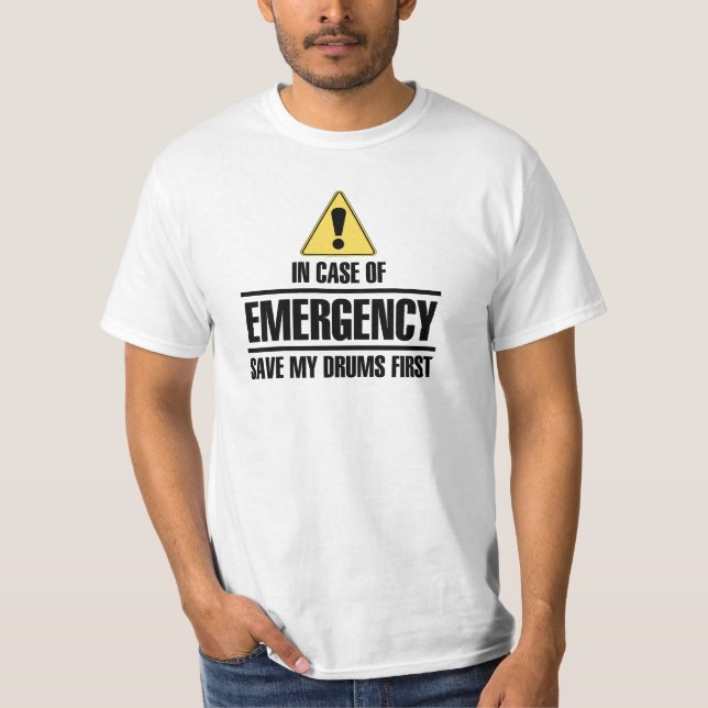 Camiseta Salvar meus cilindros primeiramente (a cor preta) (Frente)