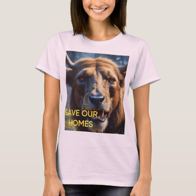 CAMISETA SALVAR NOSSAS CASAS (Frente)