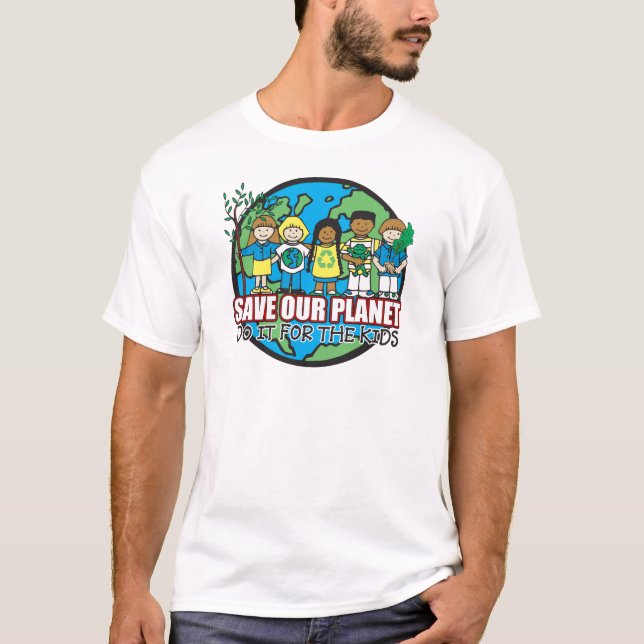 Camiseta Salvar nosso planeta (Frente)