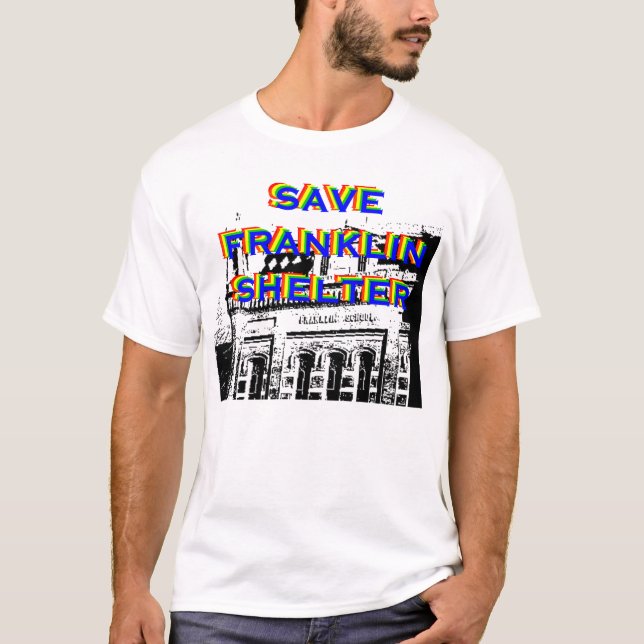 CAMISETA SALVAR O ABRIGO DE FRANKLIN (Frente)