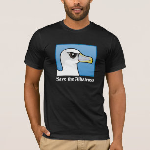 Camiseta Salvar o albatroz (o retrato)