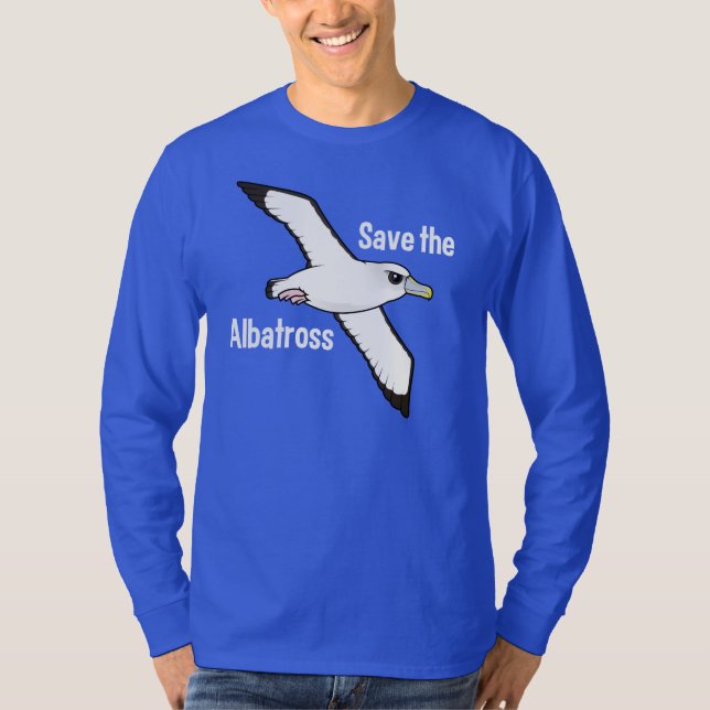 Camiseta Salvar o albatroz (o vôo) (Frente)