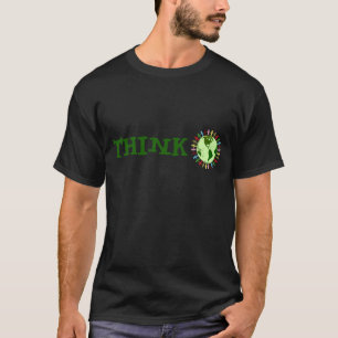 Camiseta Salvar o ambiente: pense globalmente