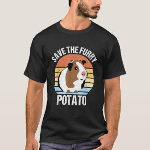 Camiseta Salvar O Batata Peludo Fofinho Porquinho Da Índia