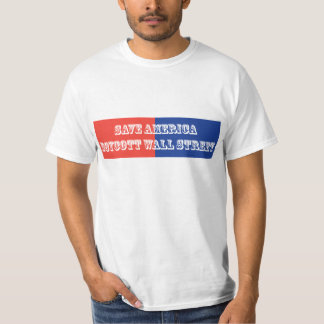 Camiseta Salvar o boicote Wall Street de América