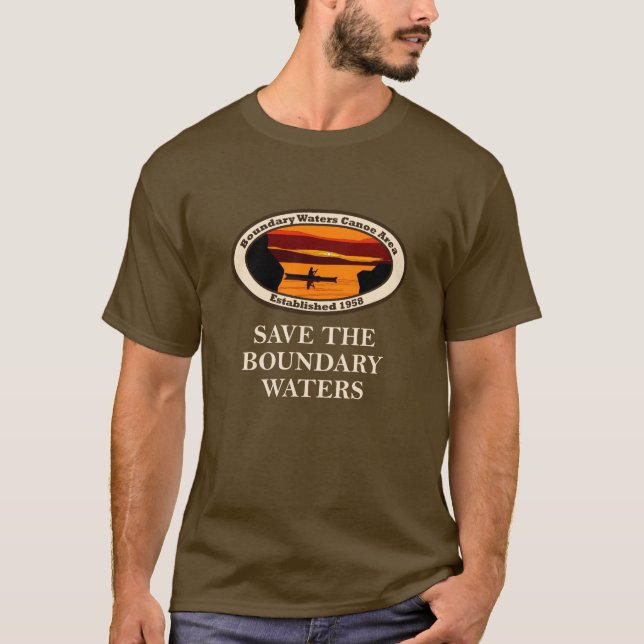 Camiseta Salvar o BWCA e toda a terra nacional! (Frente)