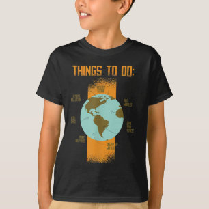 Camiseta Salvar o clima de proteção ambiental da Terra