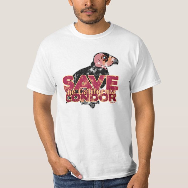 Camiseta Salvar o Condor de Califórnia (Frente)