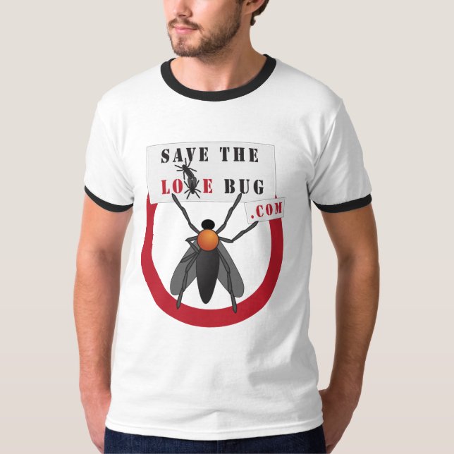 Camiseta Salvar o inseto do amor (Frente)