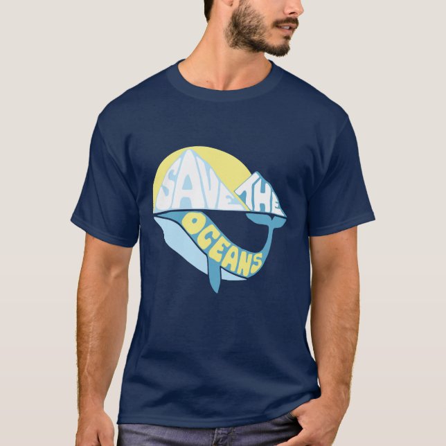 Camiseta Salvar O Oceano (Frente)