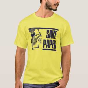 Camiseta Salvar o papel