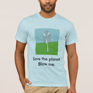 Camiseta Salvar o planeta. Funda-me