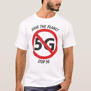 Camiseta Salvar o planeta, pare o t-shirt 5G