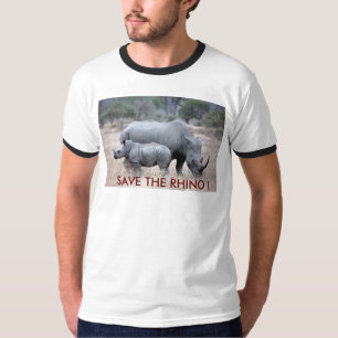 Camiseta Salvar o rinoceronte!