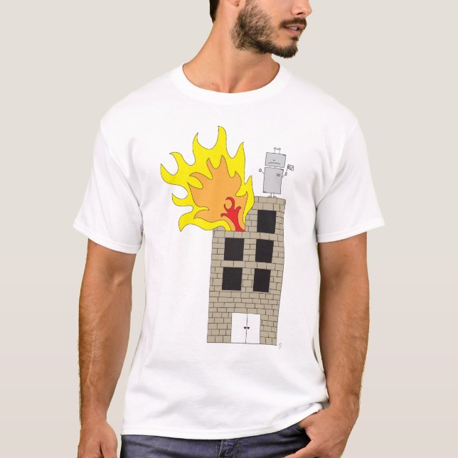 Camiseta Salvar o robô (Frente)