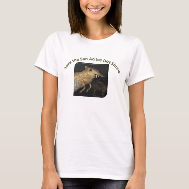 Camiseta Salvar o Shrew da sujeira de San Acitos! (Frente)