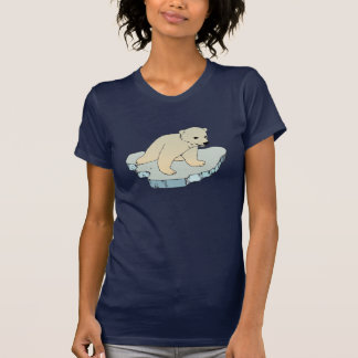 Camiseta Salvar o t-shirt das mulheres do urso polar