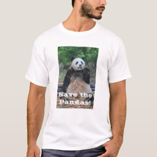 Camiseta Salvar o t-shirt das pandas gigantes