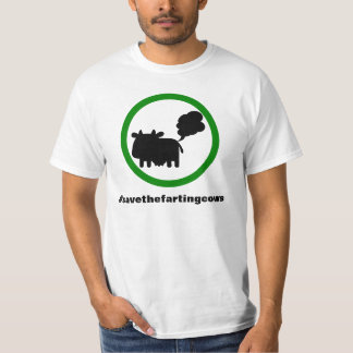 Camiseta Salvar o t-shirt das vacas Farting