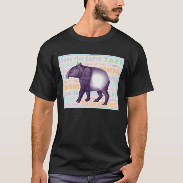 Camiseta Salvar o t-shirt do Tapir (Frente)